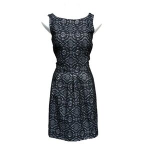 Banana Republic black lace sleeveless dress NEW Size 6